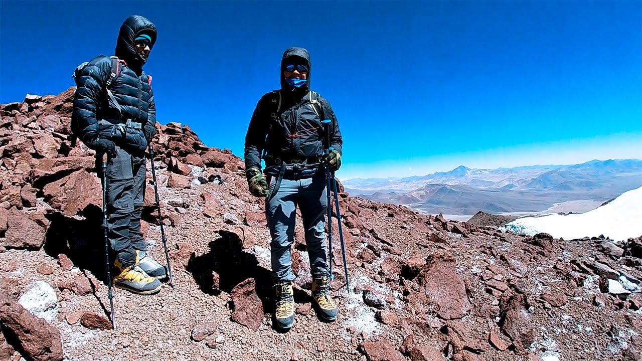 Ruta de los seismiles Atacama. Nevado Tres Cruces N, Cerro Boris Kraizel  y el Cerro Pastilitos