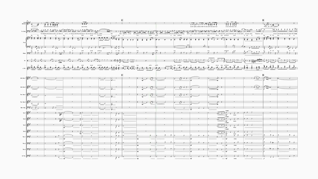 Praise the Lord - Imperials with Russ Taft custom arr. For Big Band.