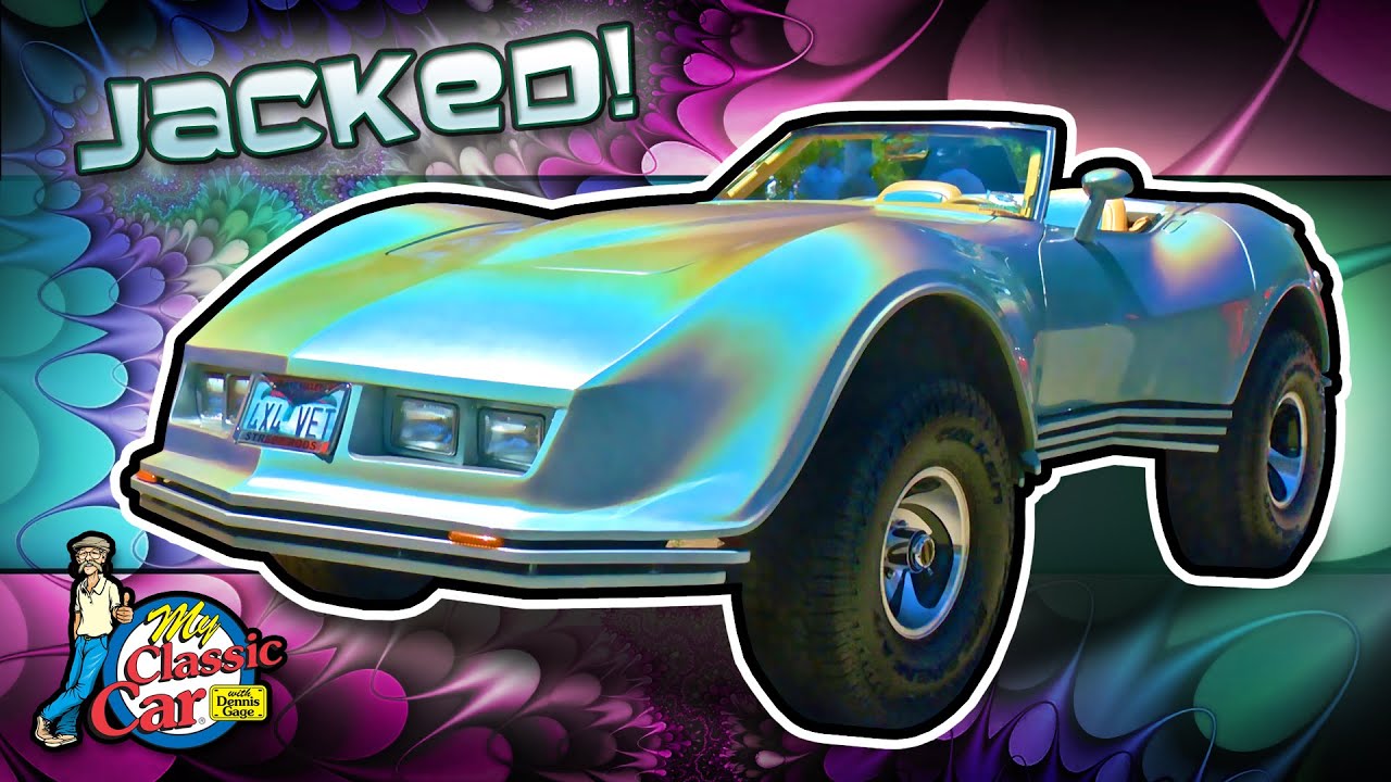 Cartoon Custom 4X4 Corvette | Liquid Silver Pearl Paint | GMC Truck Running Gear | Ostrich Interior