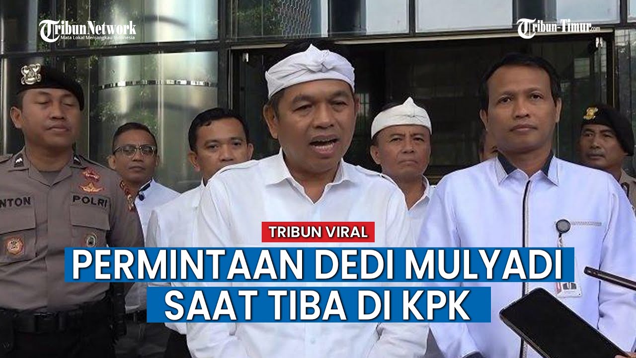 Dedi Mulyadi Tiba tiba Datangi KPK, Bahas Efesiensi Anggaran hingga Pencegahan Korupsi di Jabar