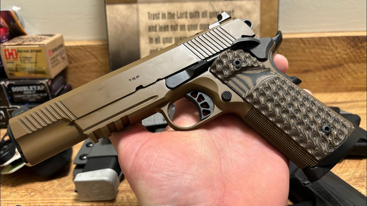 Springfield Armory TRP AOS .45 ACP — безупречный игрушечный пистолет