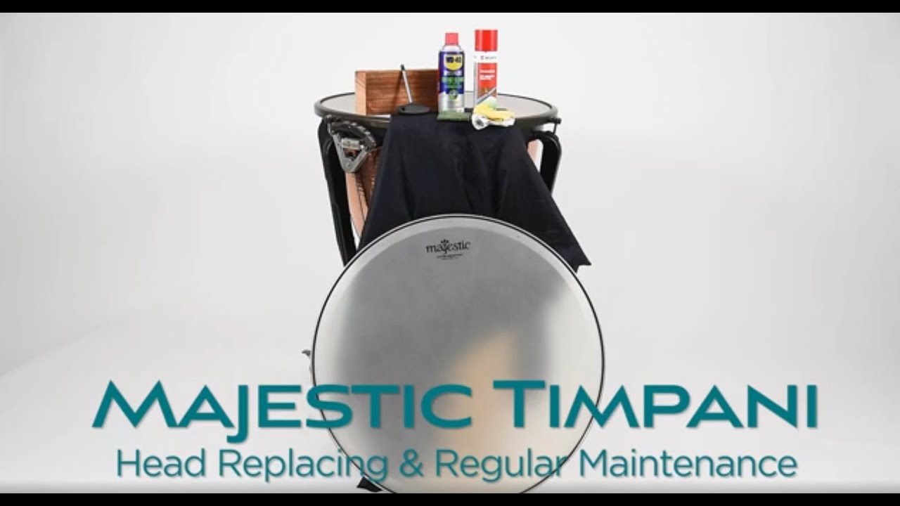 Majestic Symphonic Series Timpani: Regular Maintenance