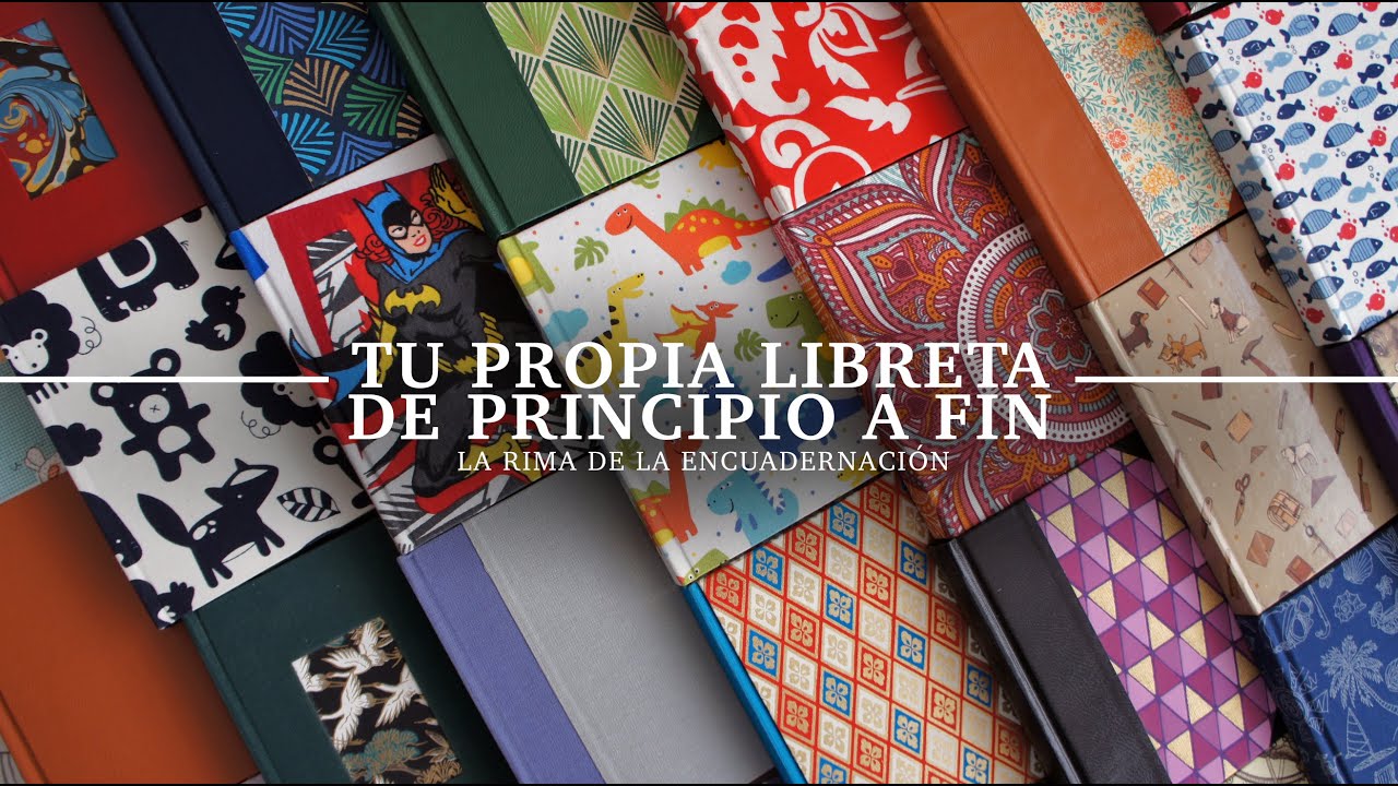 Haz tu propia libreta de principio a fin. La rima de la encuadernación. Paso a paso.