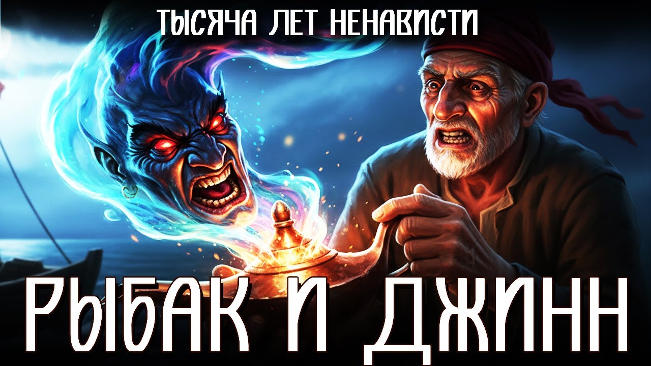АУДИОКНИГА🌜РЫБАК И ДЖИНН: КАК ХИТРОСТЬ ПОБЕДИЛА НЕНАВИСТЬ