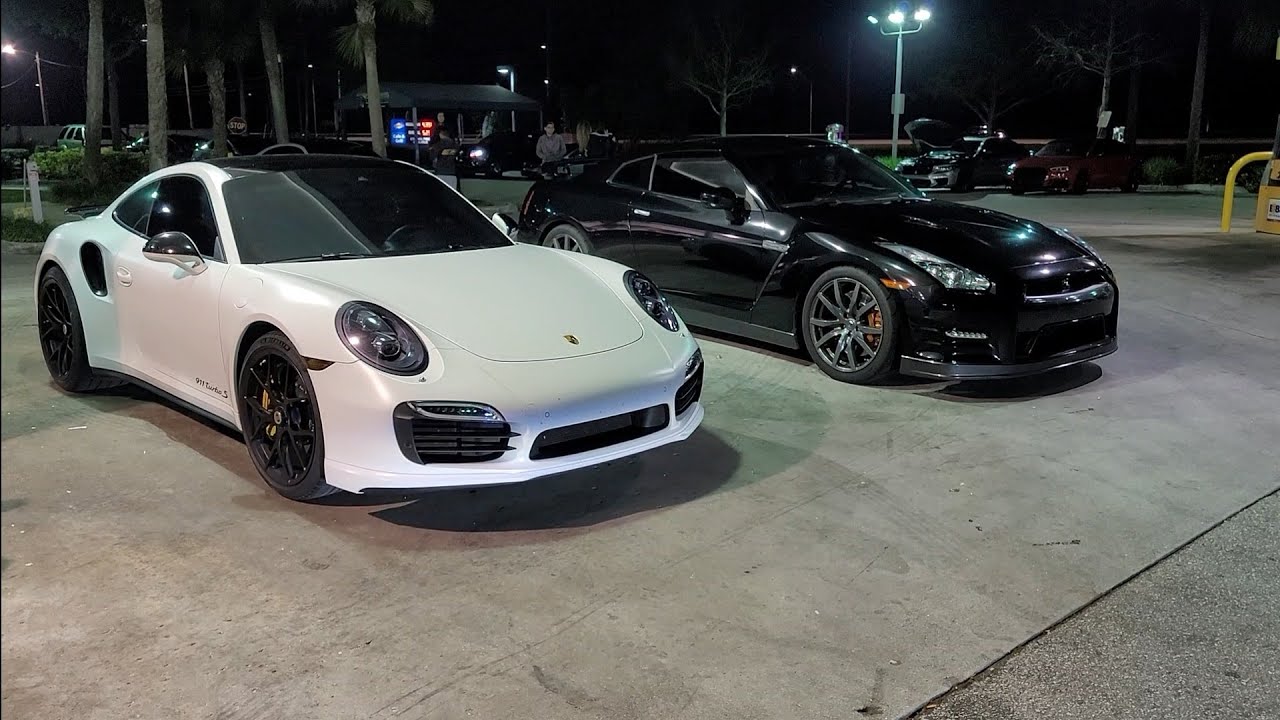 2016 Porsche 911 Turbo S Full Bolt Ons 93 & Meth vs 2013 Nissan GT-R Bolt Ons E85