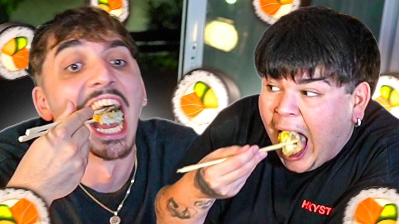 &iquest;QUIEN COME MAS SUSHI? Ft. @ElMortedor