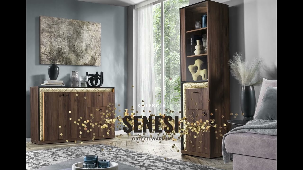 MEBLE do salonu, włoska elegancja, komoda, witryna, JARSTOL