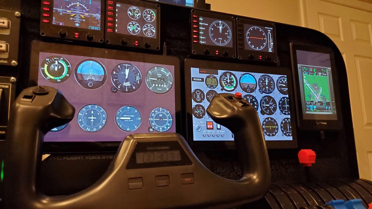 Добавление планшетов, сенсорных экранов и дополнительных мониторов в Flight Simulator, X-Plane и ...