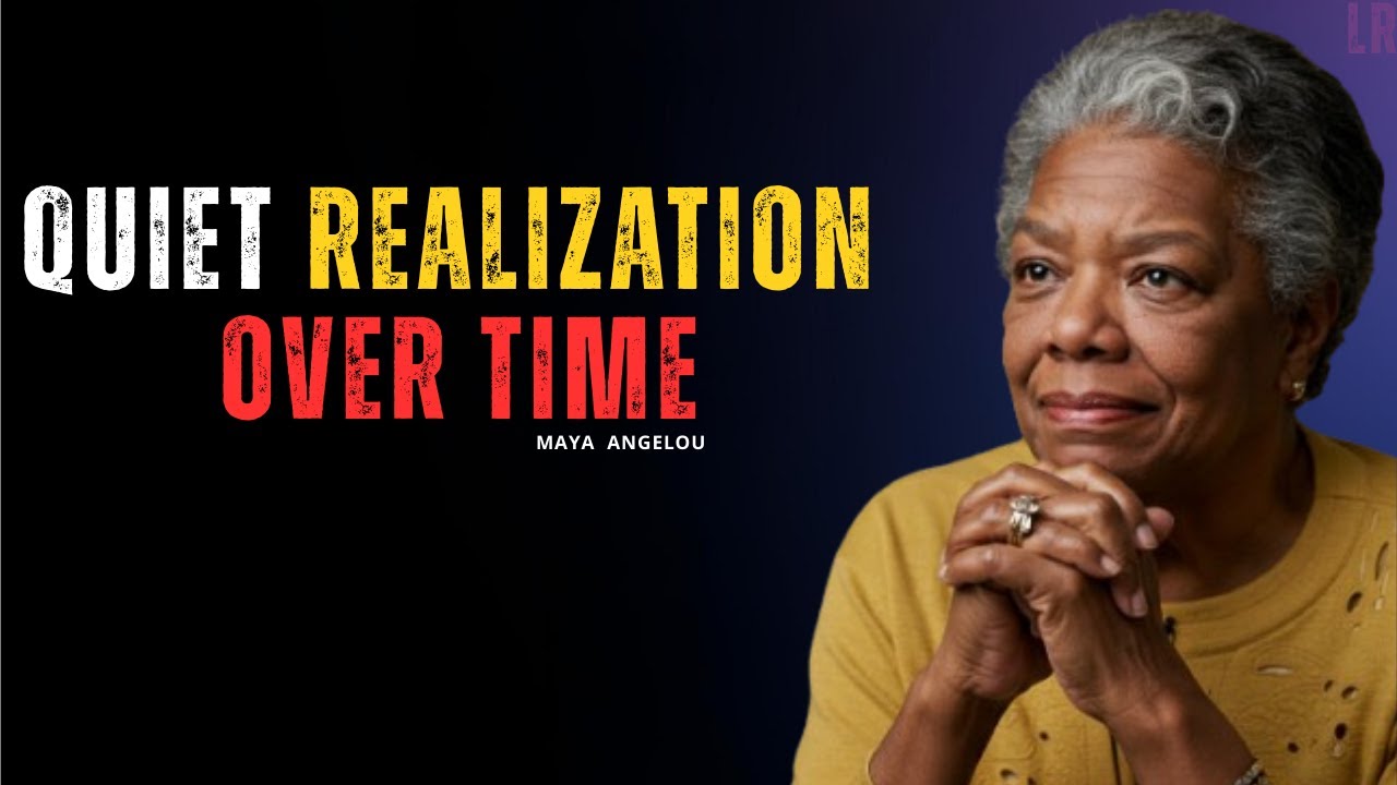After a Certain Age, You Don’t Fear Being Alone Anymore | MAYA ANGELOU
