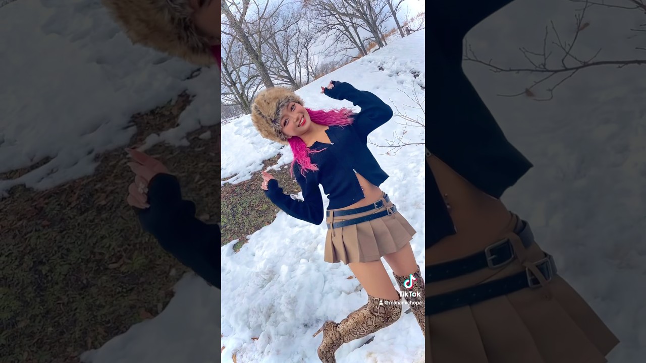 Snow Scenery☃❄#manamichopa #artist #dance #snow #snowwhite #season #model #artist #views #scenery