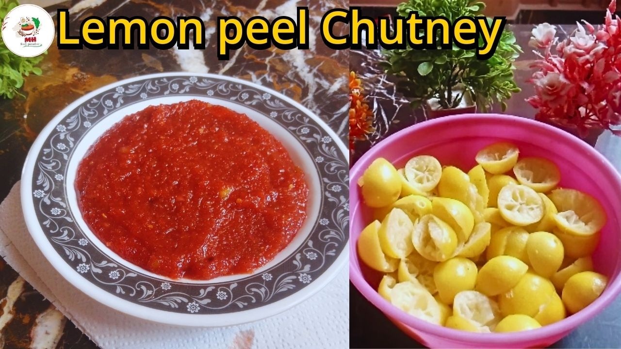 (Ramadan special) Lemon peel chutney/ Lemon chilke ki chutney by MH Food Paradise