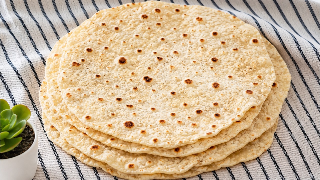 تورتيلا ! أسهل وأسرع خبز ممكن تعملوا لكل انواع السندويتشات في نص ساعة بس