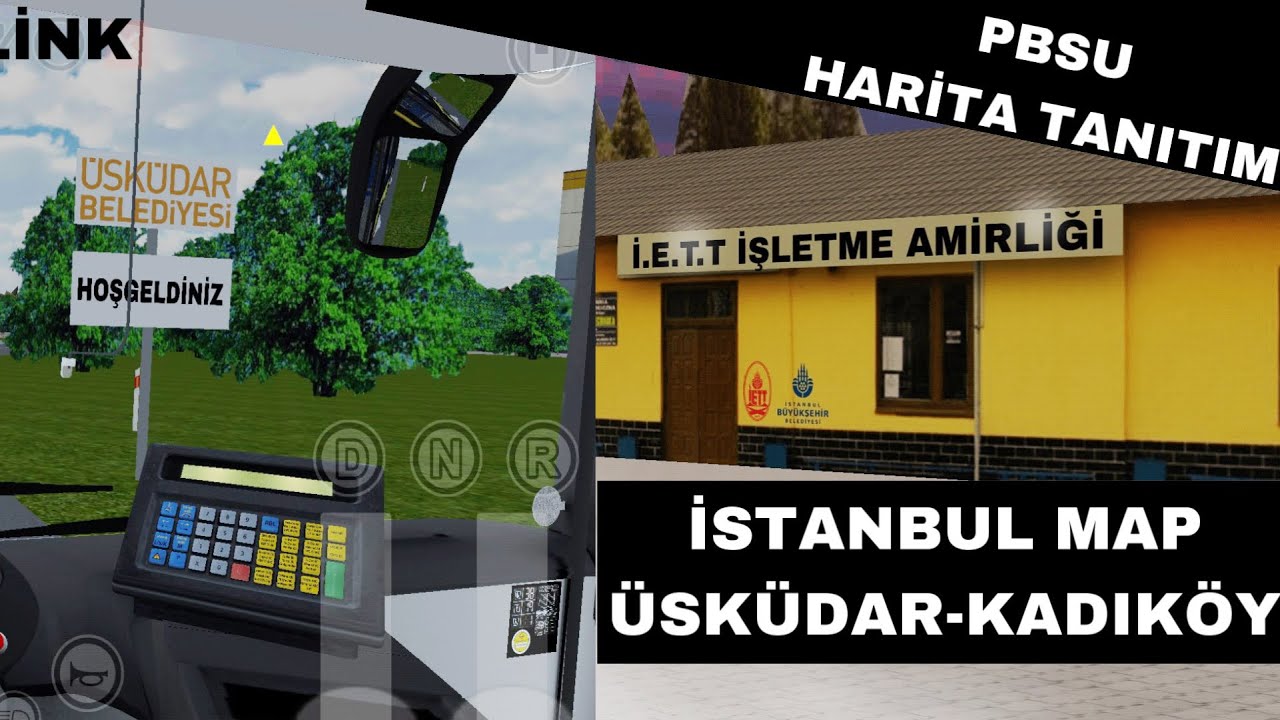 İSTANBUL MAP - ÜSKÜDAR-KADIKÖY / PROTON BUS SİMULATOR #2023 #pbsu
