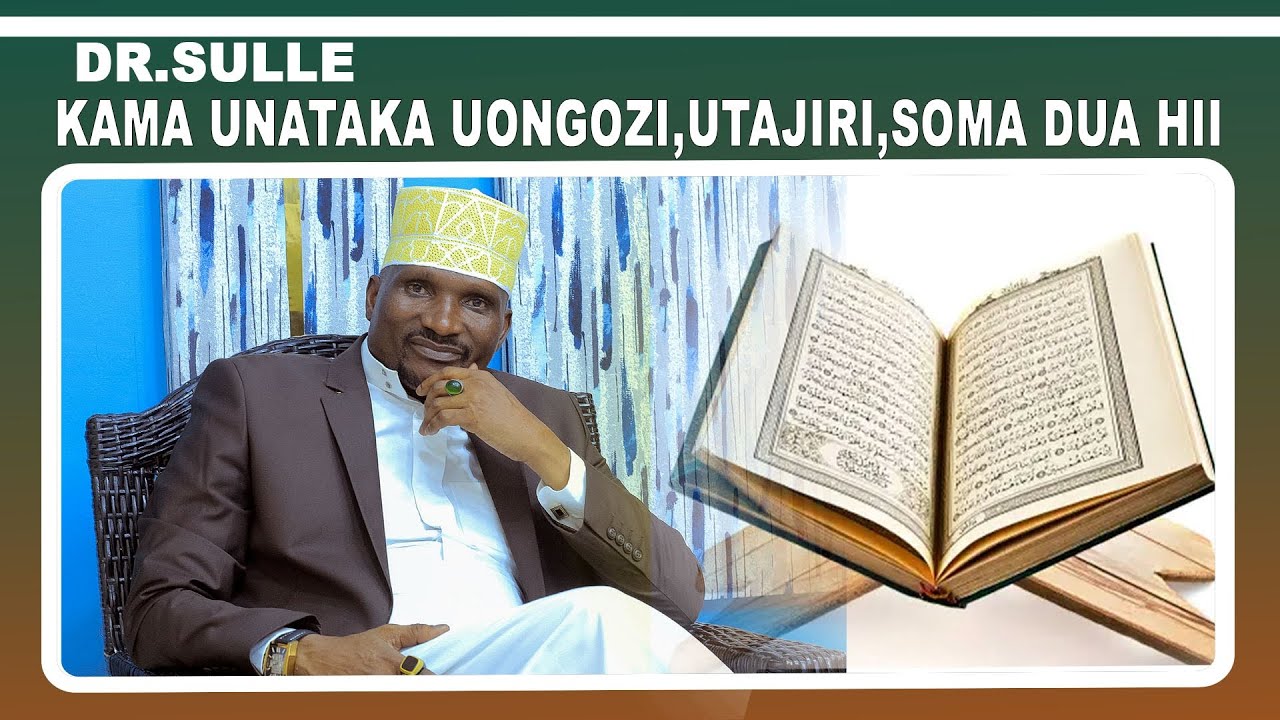 BREAKING NEWS: DR SULLE ATOA SIRI YA KUPATA UTAJIRI