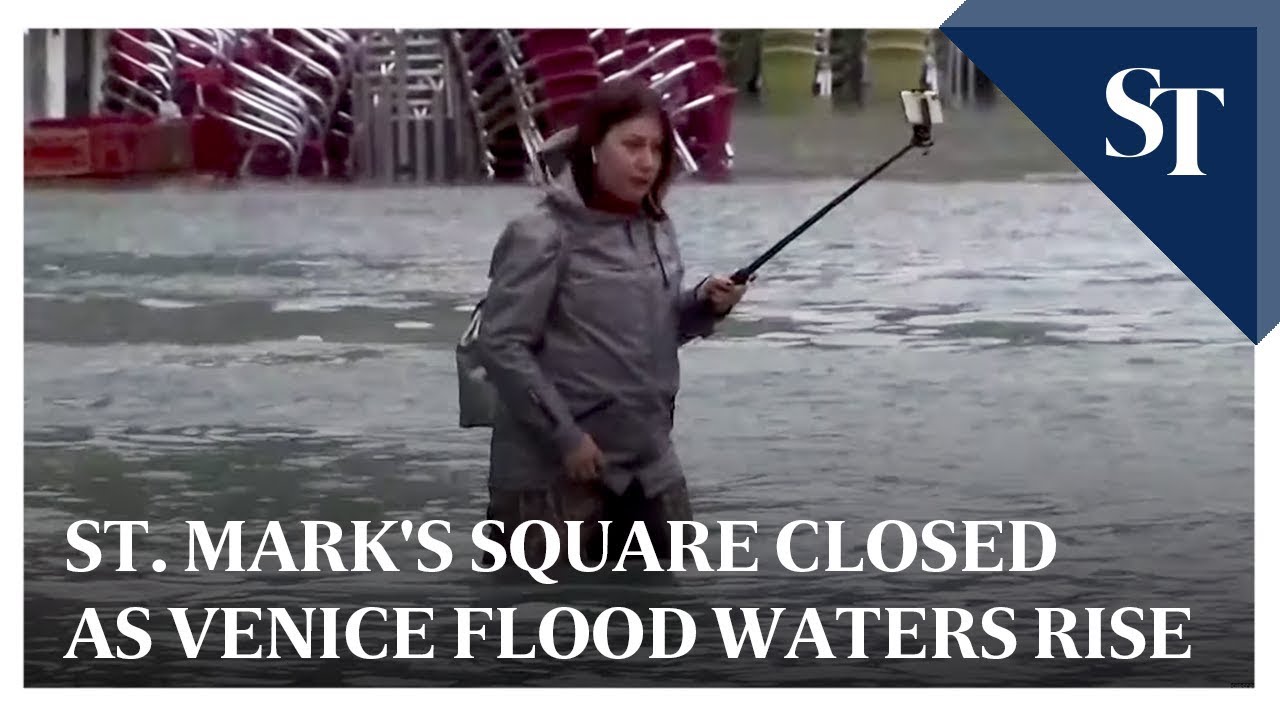 St. Mark's square closed as Venice flood waters rise