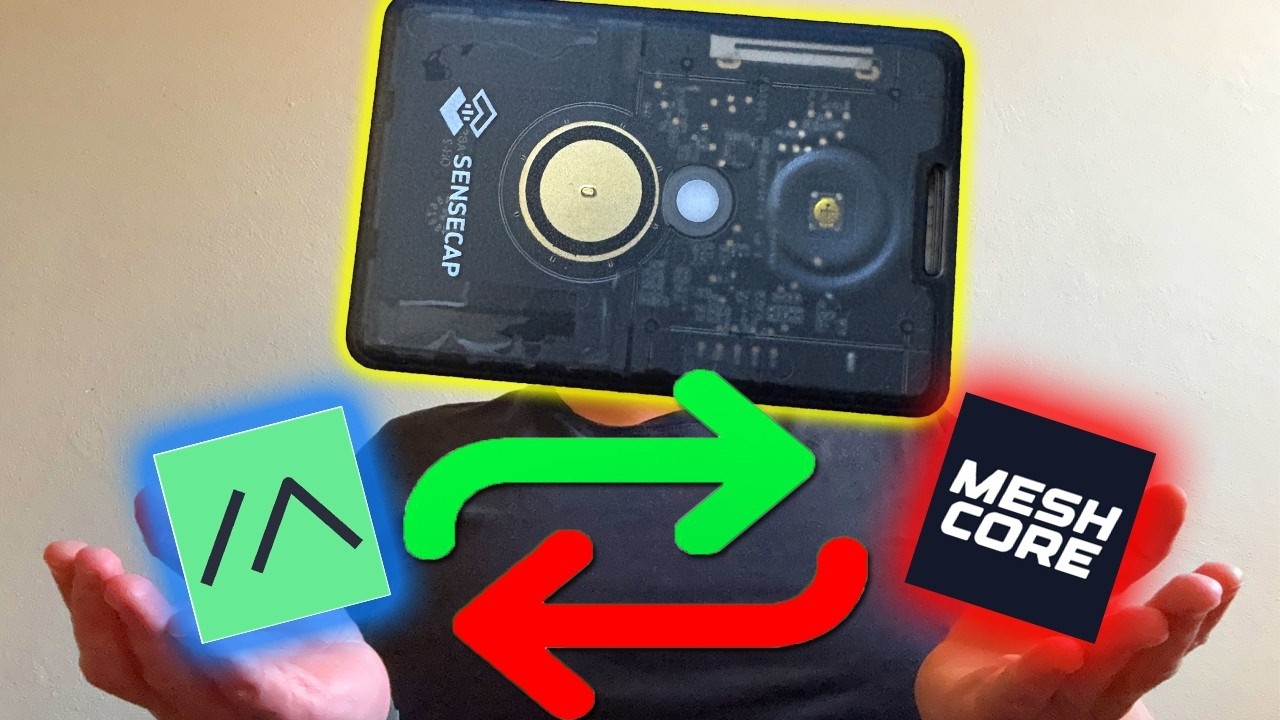 SenseCAP Card Tracker T1000-E: Meshtastic & Meshcore flashen - Meshtastic Wiederherstellen