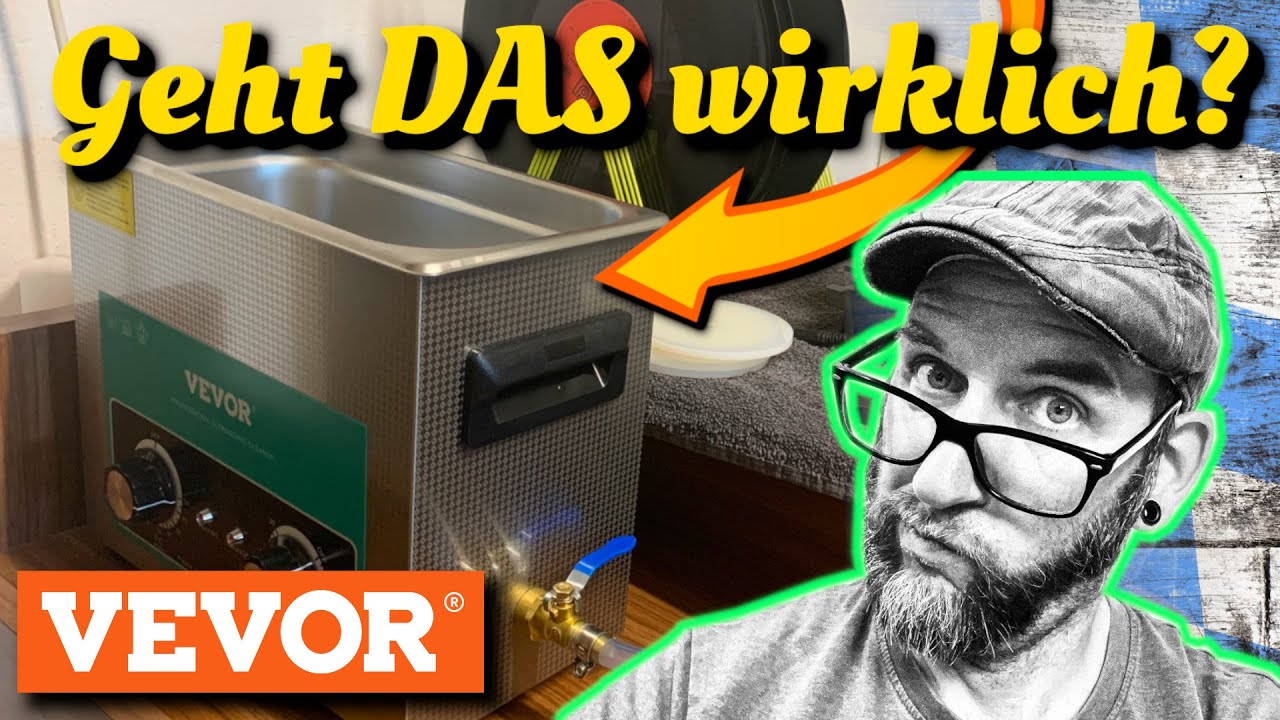💰 GÜNSTIGE Ultraschall Reinigung für SCHALLPLATTEN? - VEVOR Ultraschall Schallplatten Waschmaschine