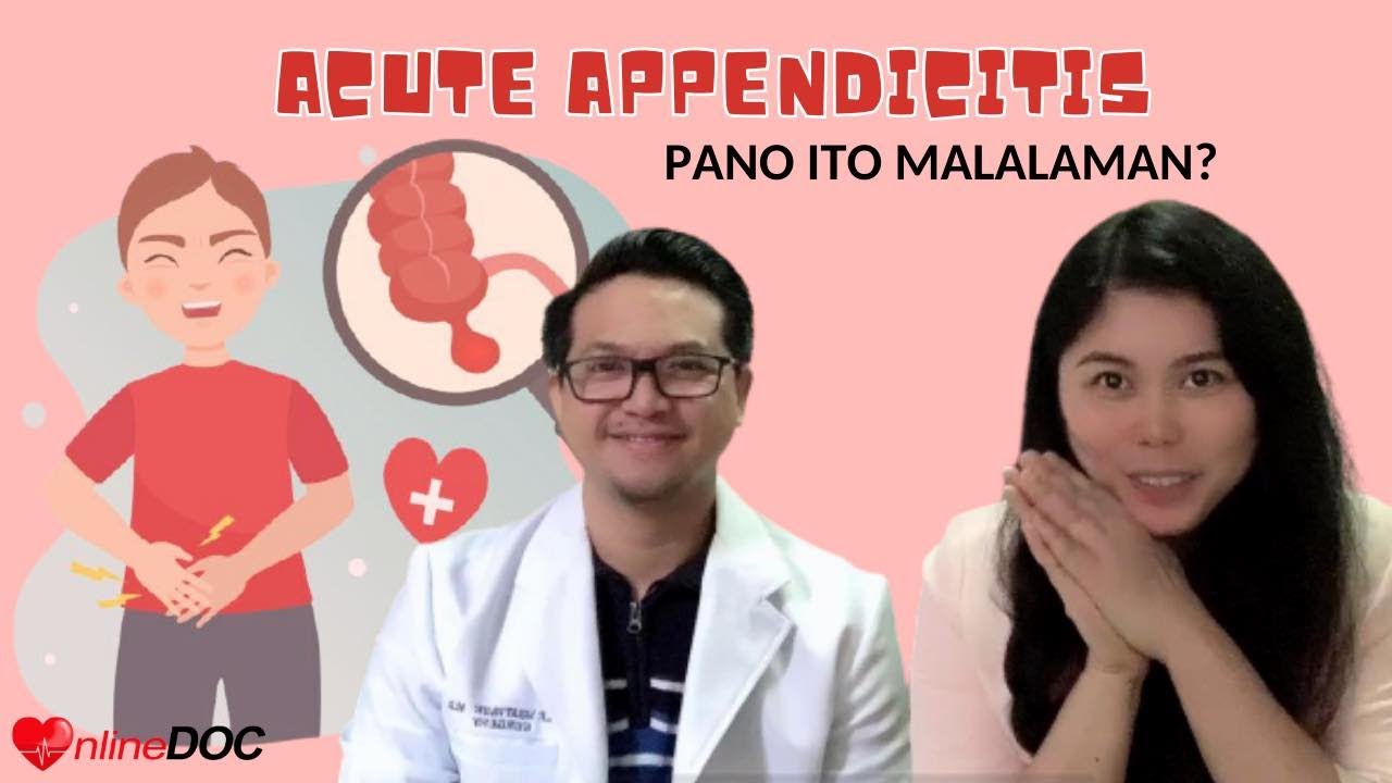 Acute Appendicitis: Paano Ito Malaman/ NayDaRnA with Dr. Gerarld Libatique/ OnlineDOC