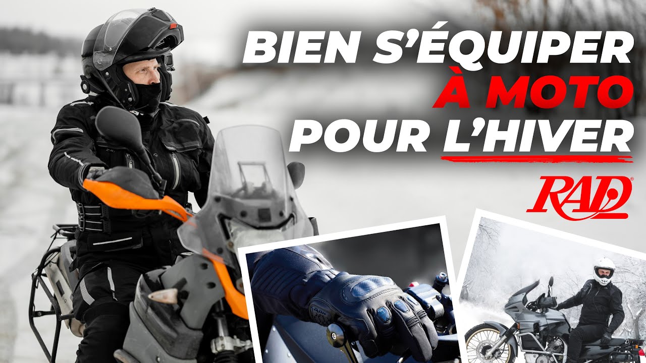 Bien s'équiper en hiver à moto!