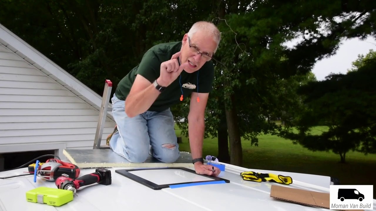 Moman 2020 Van Build Episode # 3 MaxxAir fan and vent install with Charles Moman