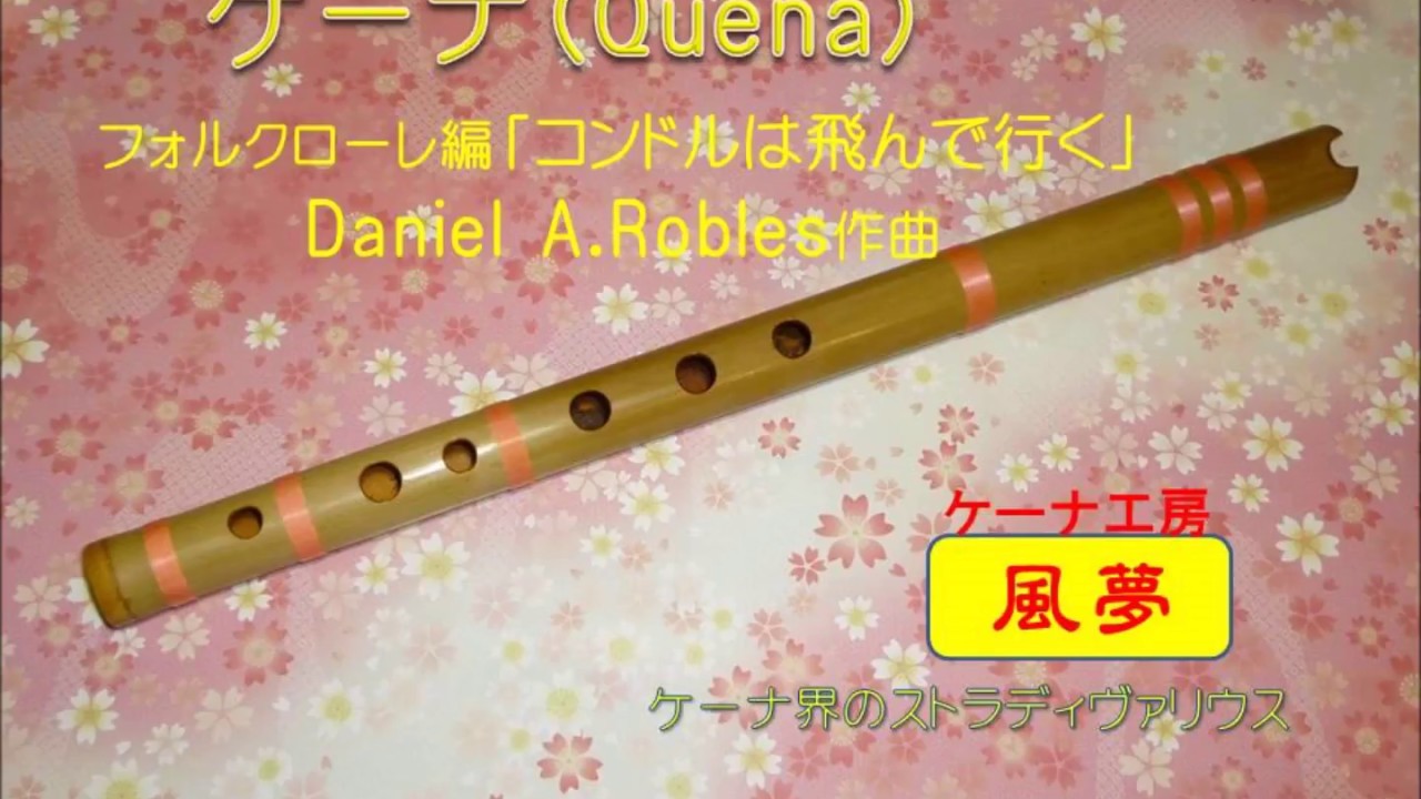 コンドルは飛んで行く     ロブレス作曲　　ケーナによる演奏