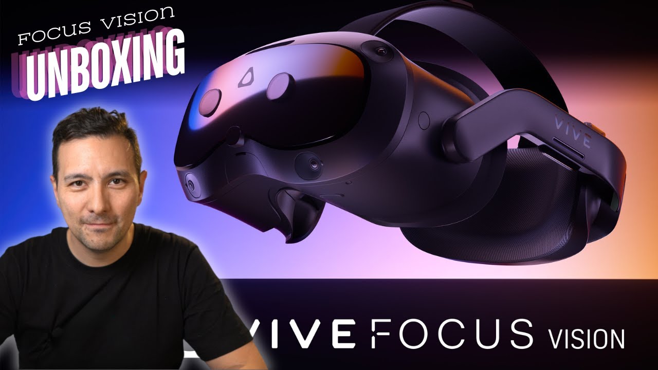 HTC Vive Focus Vision Unboxing - Standalone VR with Displayport Visuals, Eye- & Bodytracking