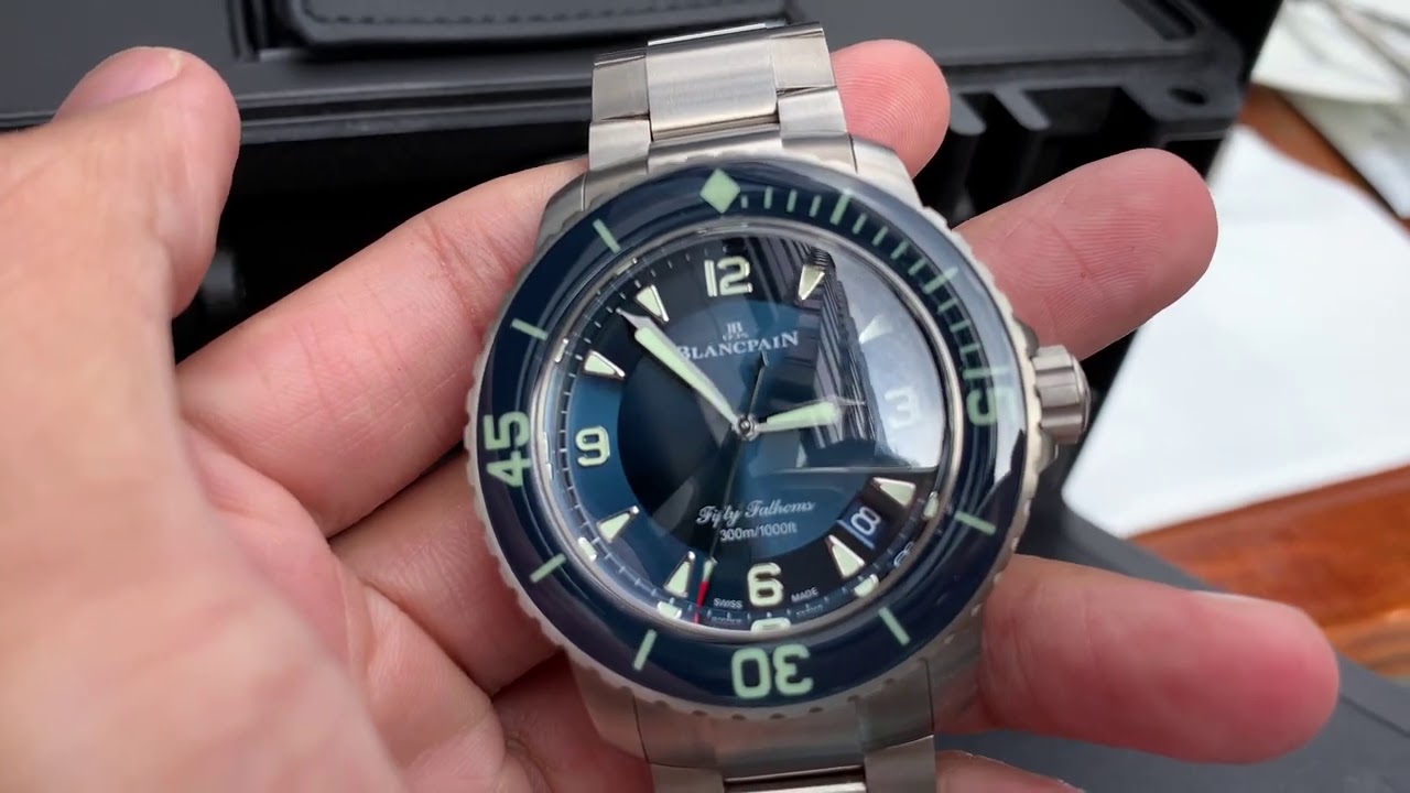 blancpain fifty fathoms titanium blue 2020 version