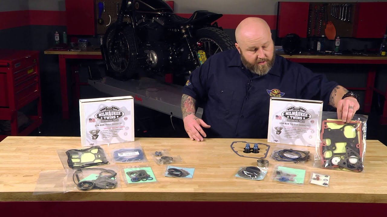 Milwaukee Twins Engine Gasket Kits for Harley-Davidson at J&P Cycles.