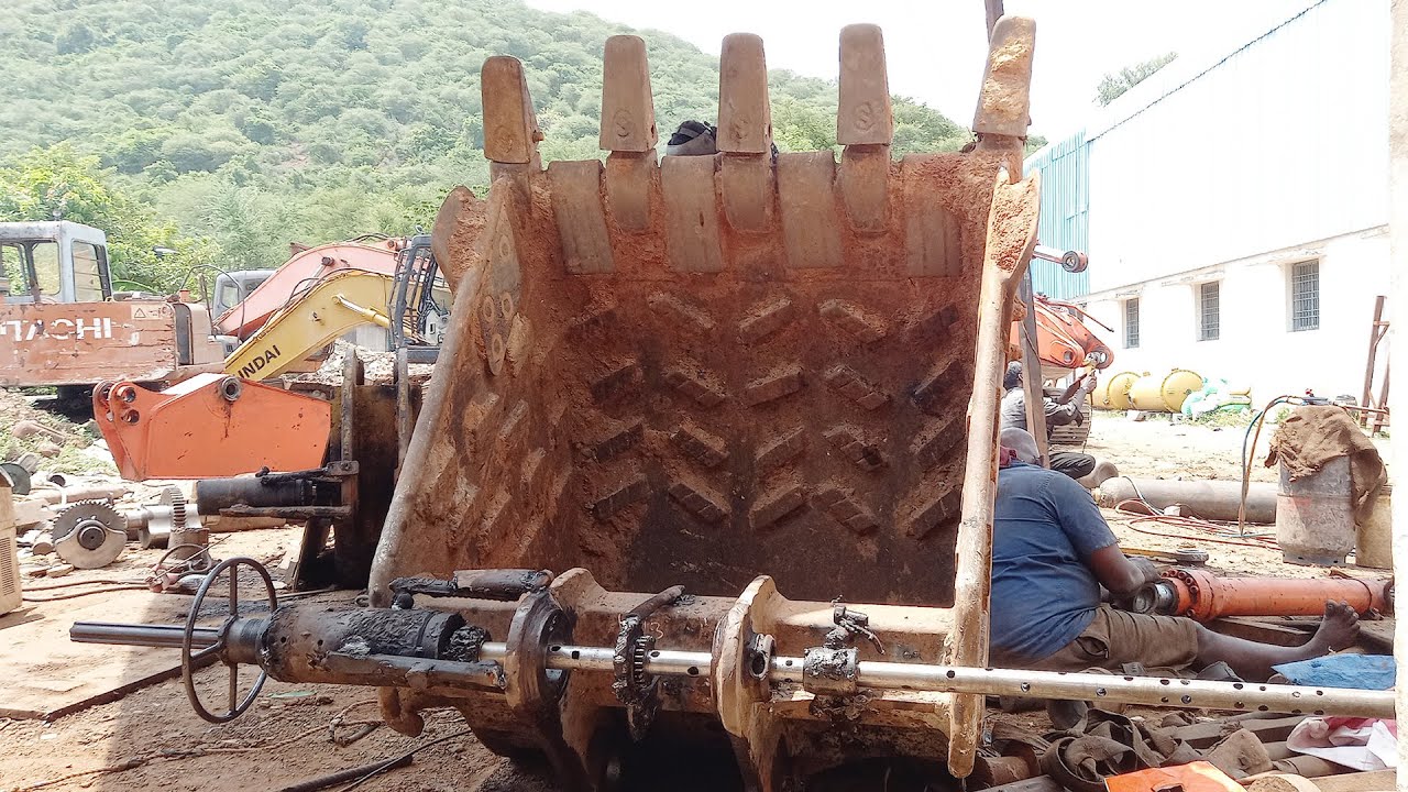 JCB Bucket And Stick Repair | Bush Replace And Re bore Works Video @Fire Metal