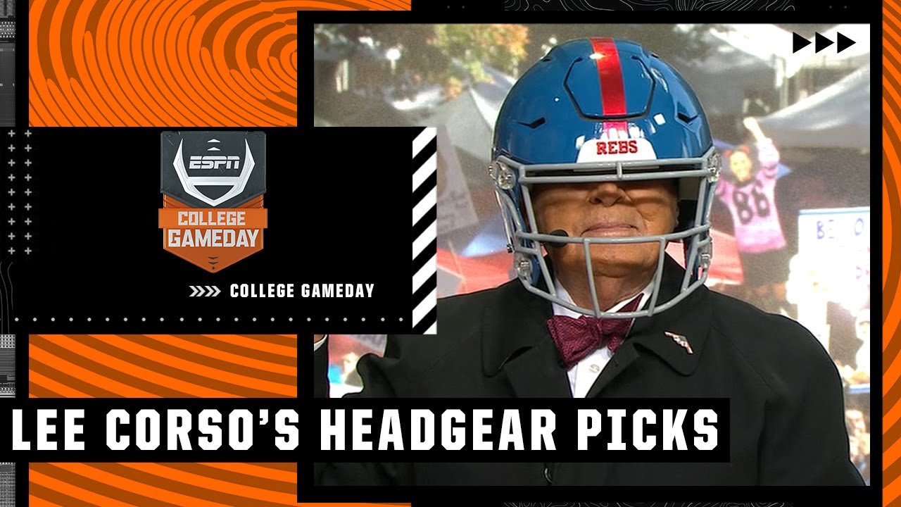 Lee Corso's headgear pick for Texas A&M vs. Ole Miss with Lane Kiffin | College GameDay
