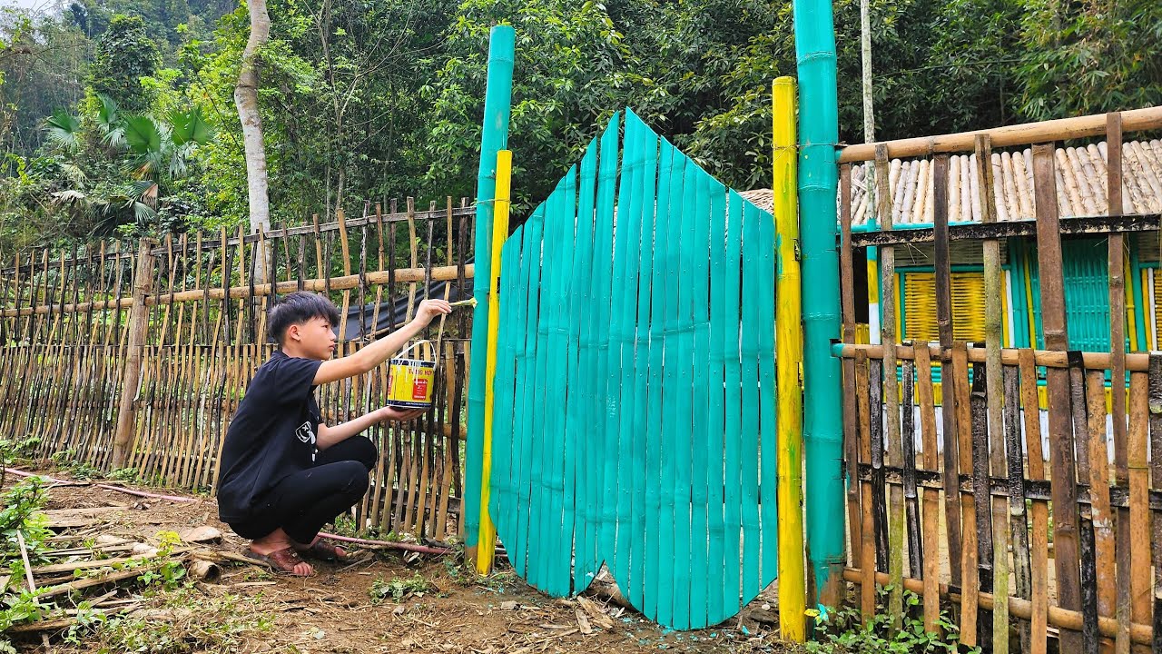 Full Video: Khanh gradually completed his farm. The orphan boy survived in the wild.