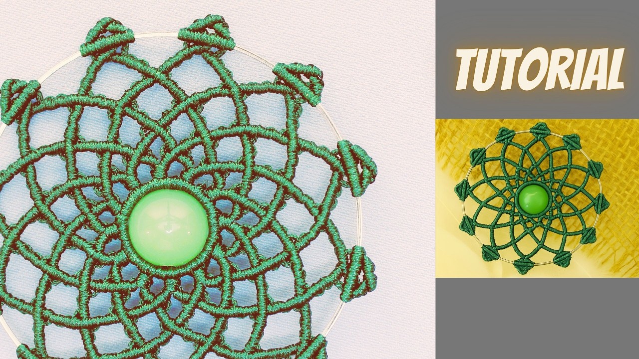 Unique Dream Catcher Design Using Micro Macrame