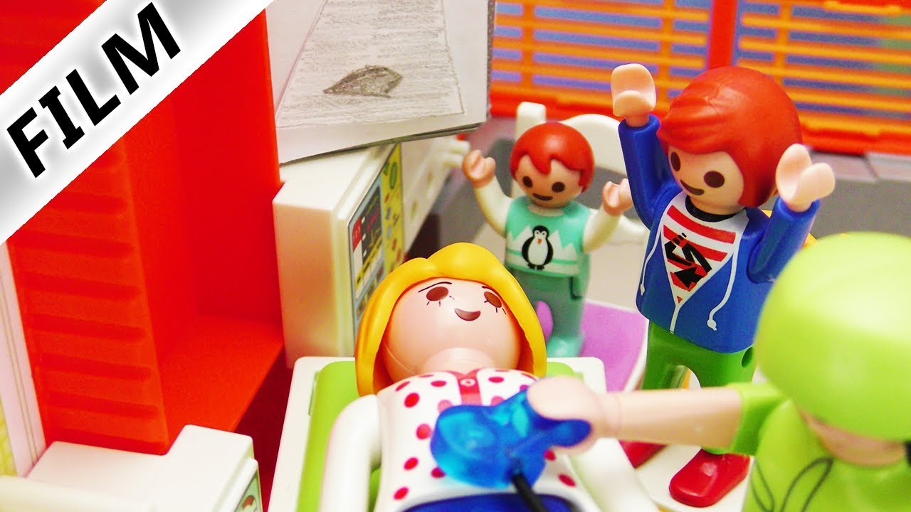 Familie Vogel : BABY UNTERSUCHUNG - Ist Claudia echt schwanger? Kinderserie Playmobil Film deutsch