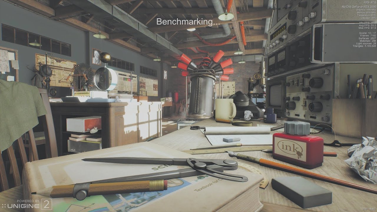 RTX 3090 Superposition Benchmark 720p, 1080p, 4K, and 8K