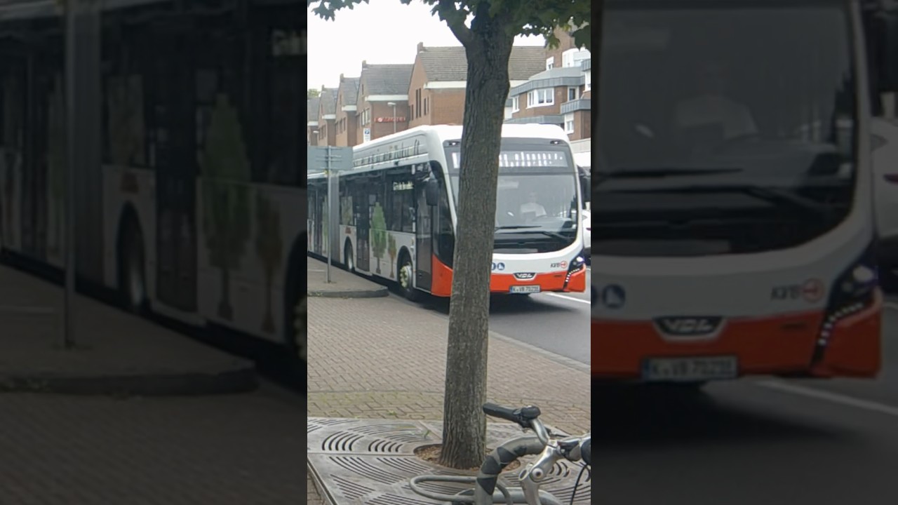 Ausfahrt Linie 145 bester 7000er Bus in Frechen Rathaus #k&ouml;ln #kvb #bus #gulesialt