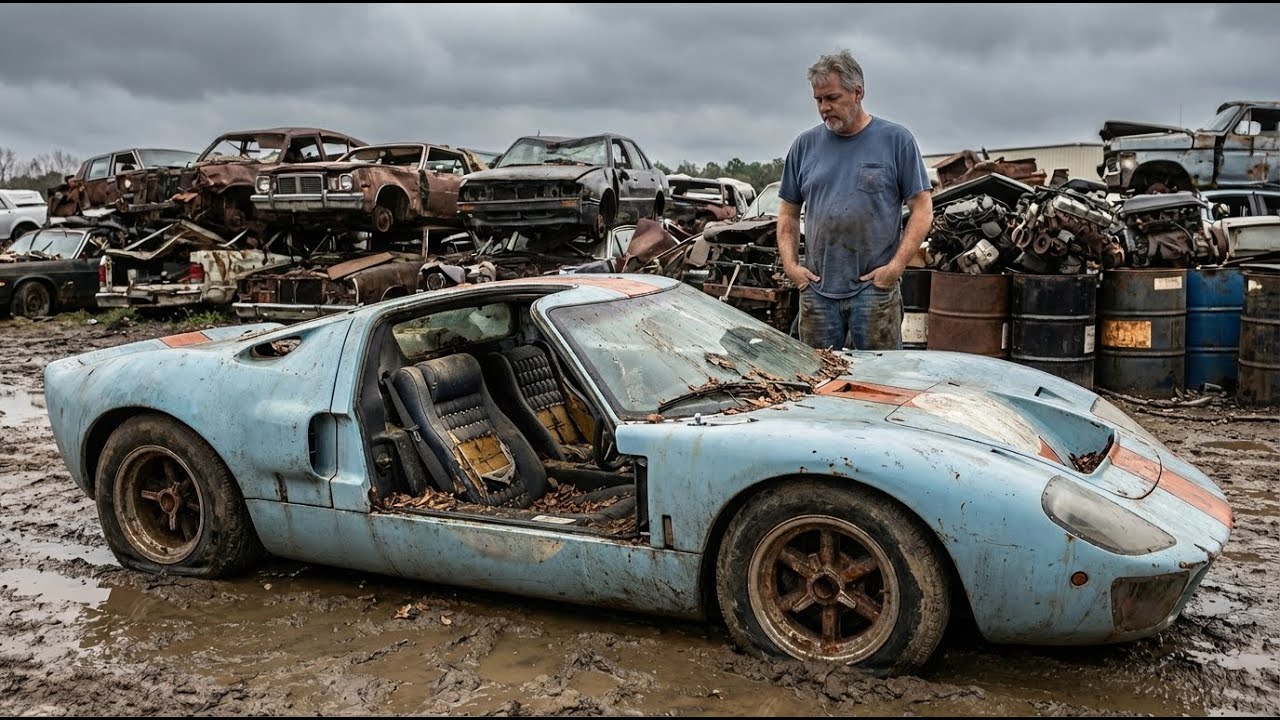 I Found a Forgotten Ford GT40 Rotting in a Junkyard…
