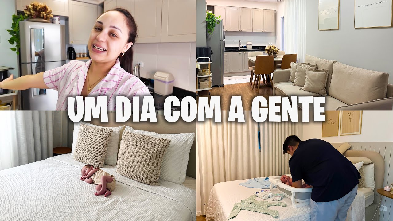 UM DIA COM A GENTE: a vida real de papais de primeira viagem | rotina e organização do lar