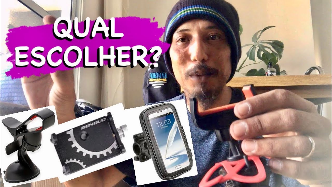 Suporte de Celular em Alumínio - Qual é o melhor? - Instalação e Testes Iniciais