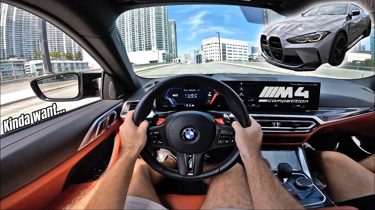 RIPPING A BMW M4 COMPETITION IN THE CITY! (POV)