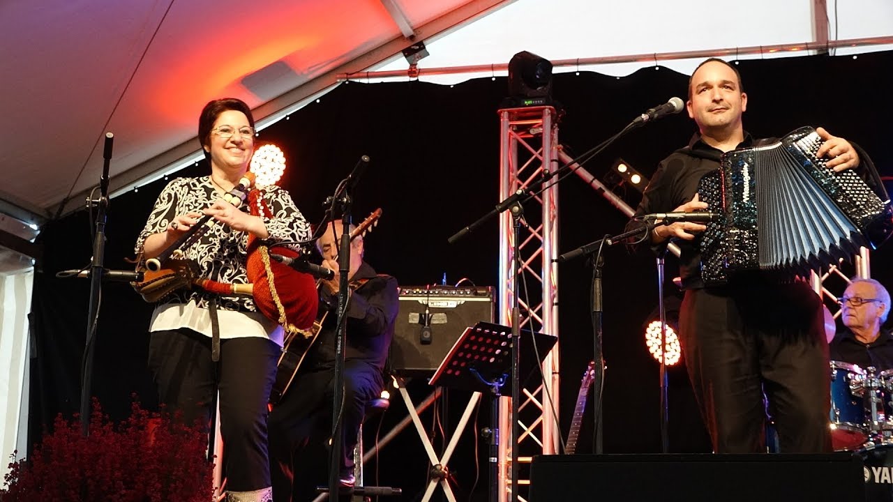 Gilles SABY Nathalie RODDE cabrette Chamberet oct 2017 Bourrée