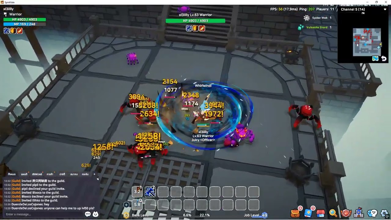 SpiritVale - Warrior AA Whirlwind 