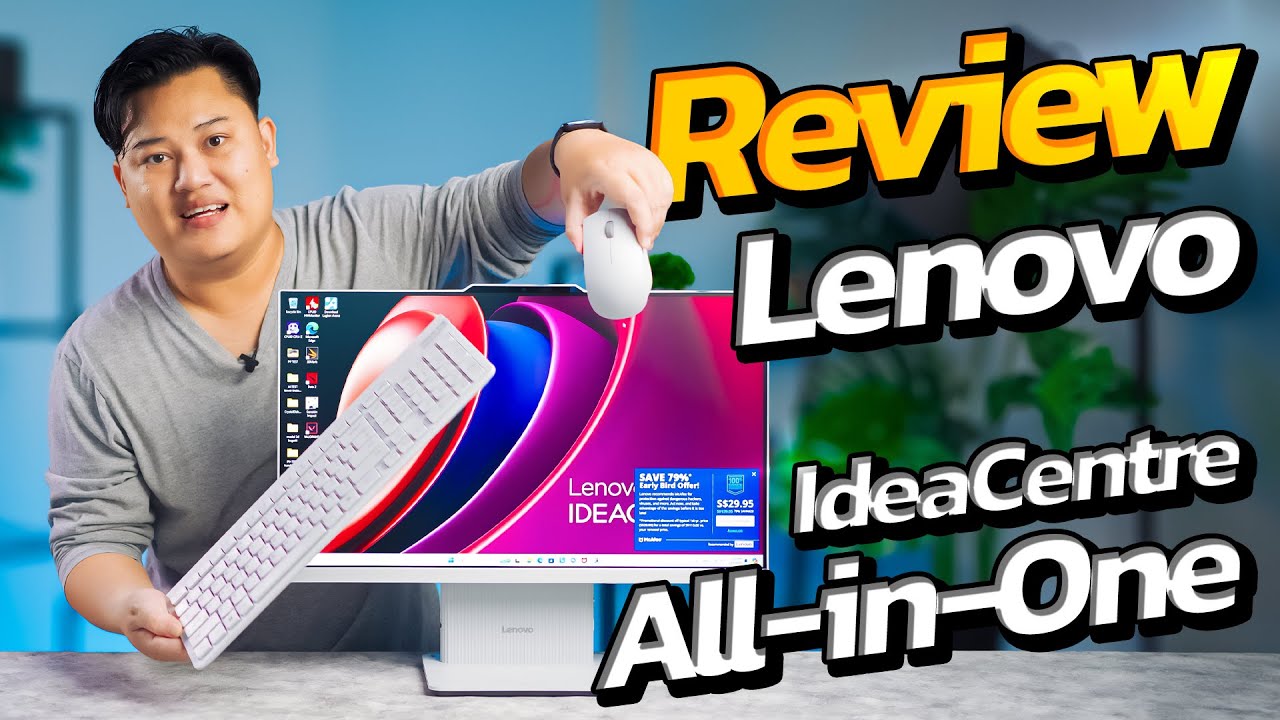22,990 บาทได้ครบหมด เสียบปลั๊กใช้งานได้เลย Lenovo IdeaCentre AIO 24IRH9