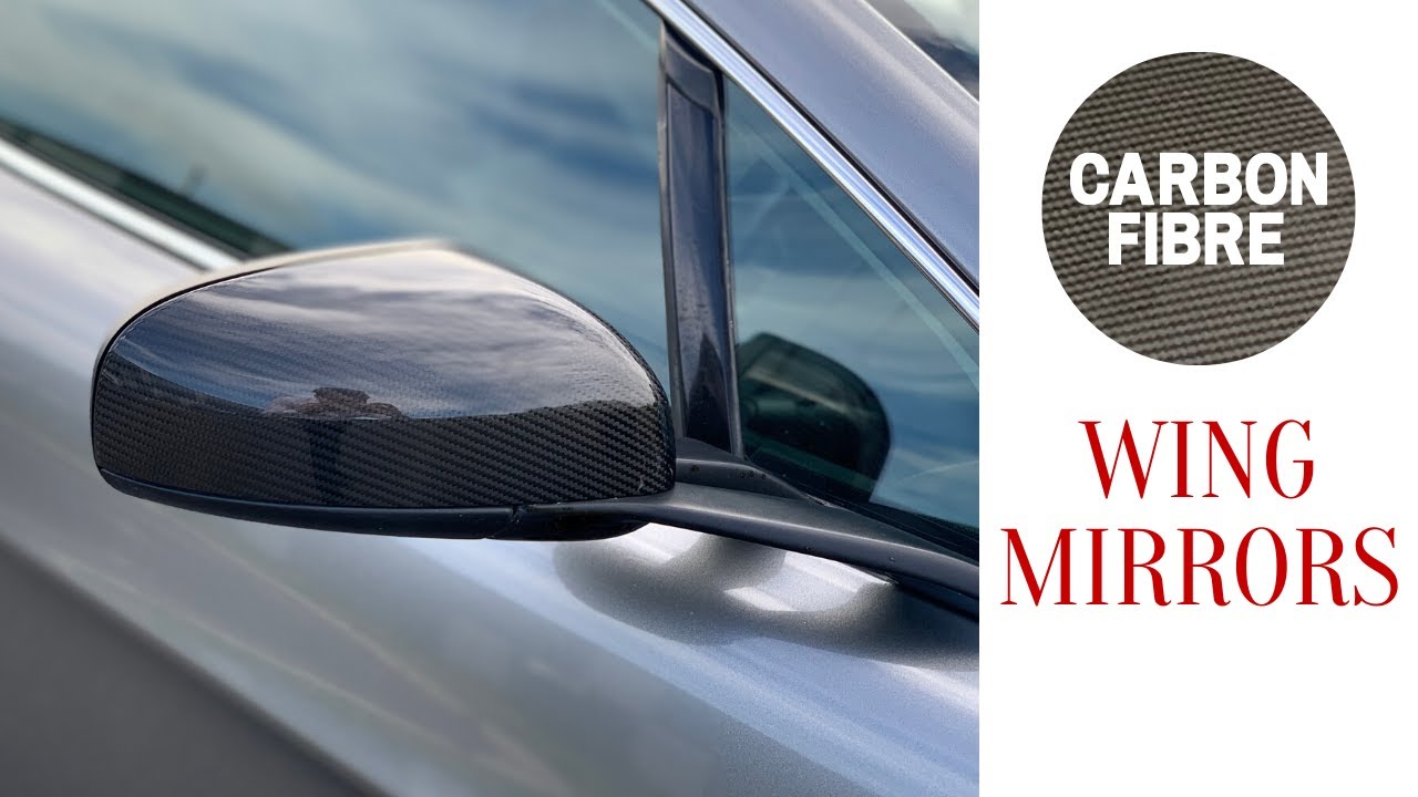Upgrading Aston Martin Wing Mirrors to Carbon Fibre