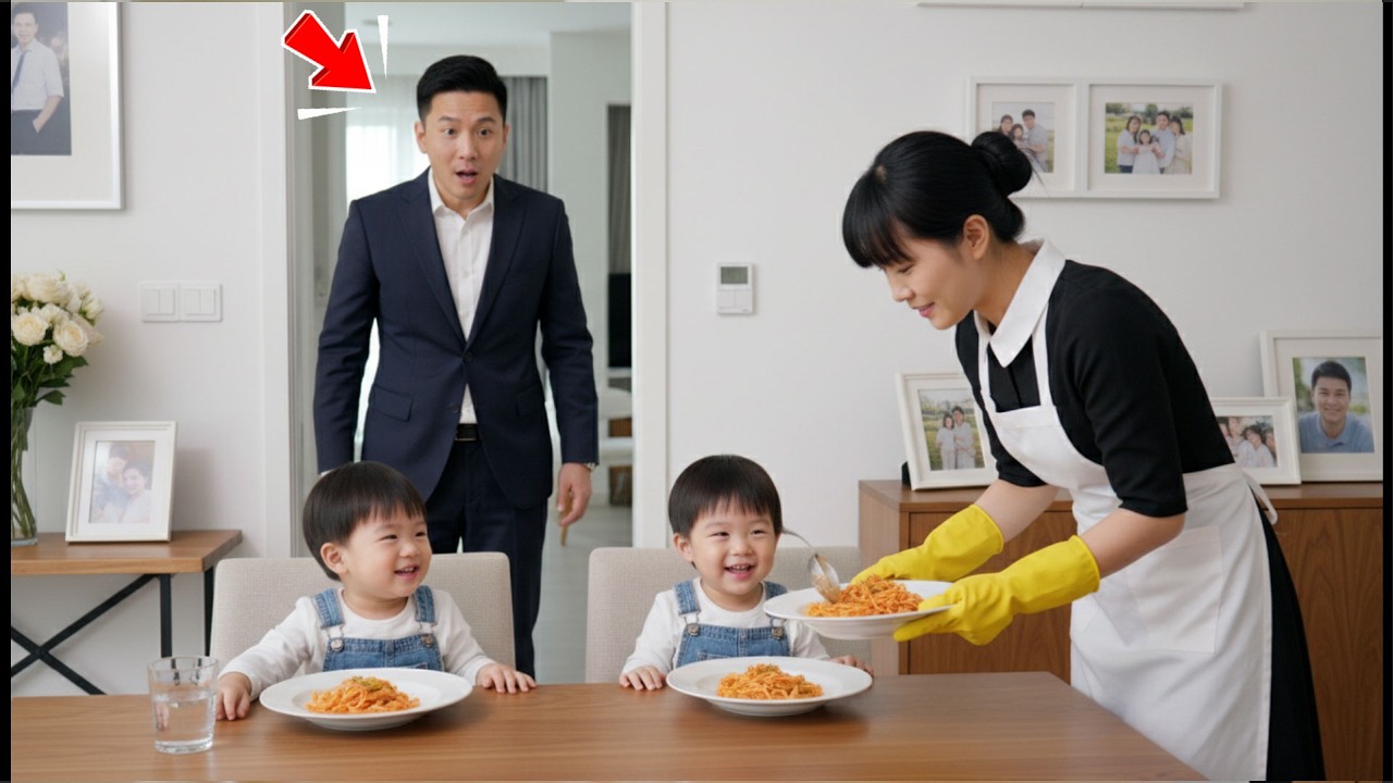 🌟THE MILLIONAIRE PRETENDED TO TRAVEL BUT SECRETLY RETURNED AND DISCOVERED THE NANNY’S ACTIONS🔔📢