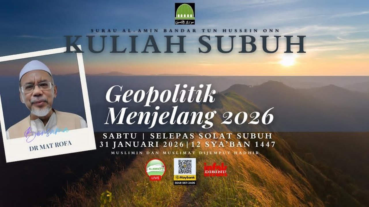 Geopolitik menjelang 2026 | Dr Mat Rofa