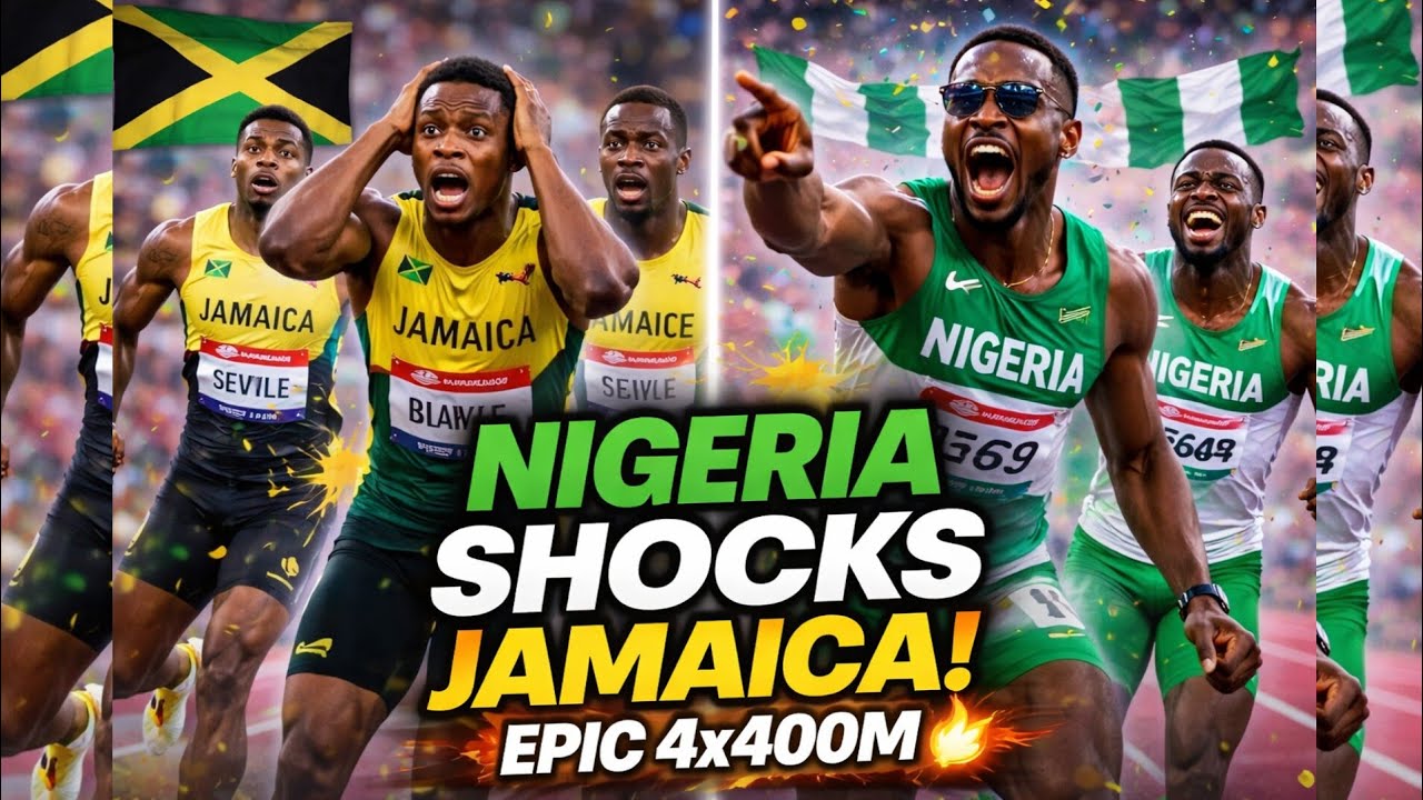 👉 OMG 😱 Nigeria SHOCKS Jamaica! Dramatic 4x400m That Silenced Everyone