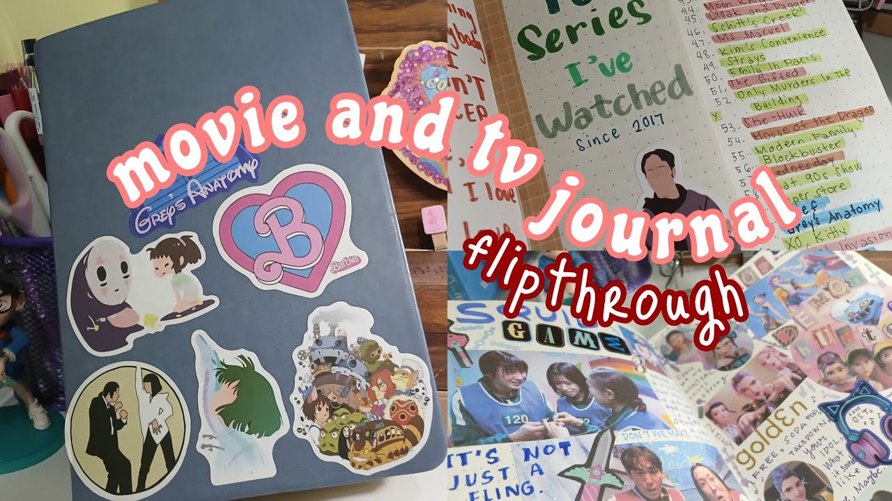 movie & tv journal flip through 2025 (vol. 5)