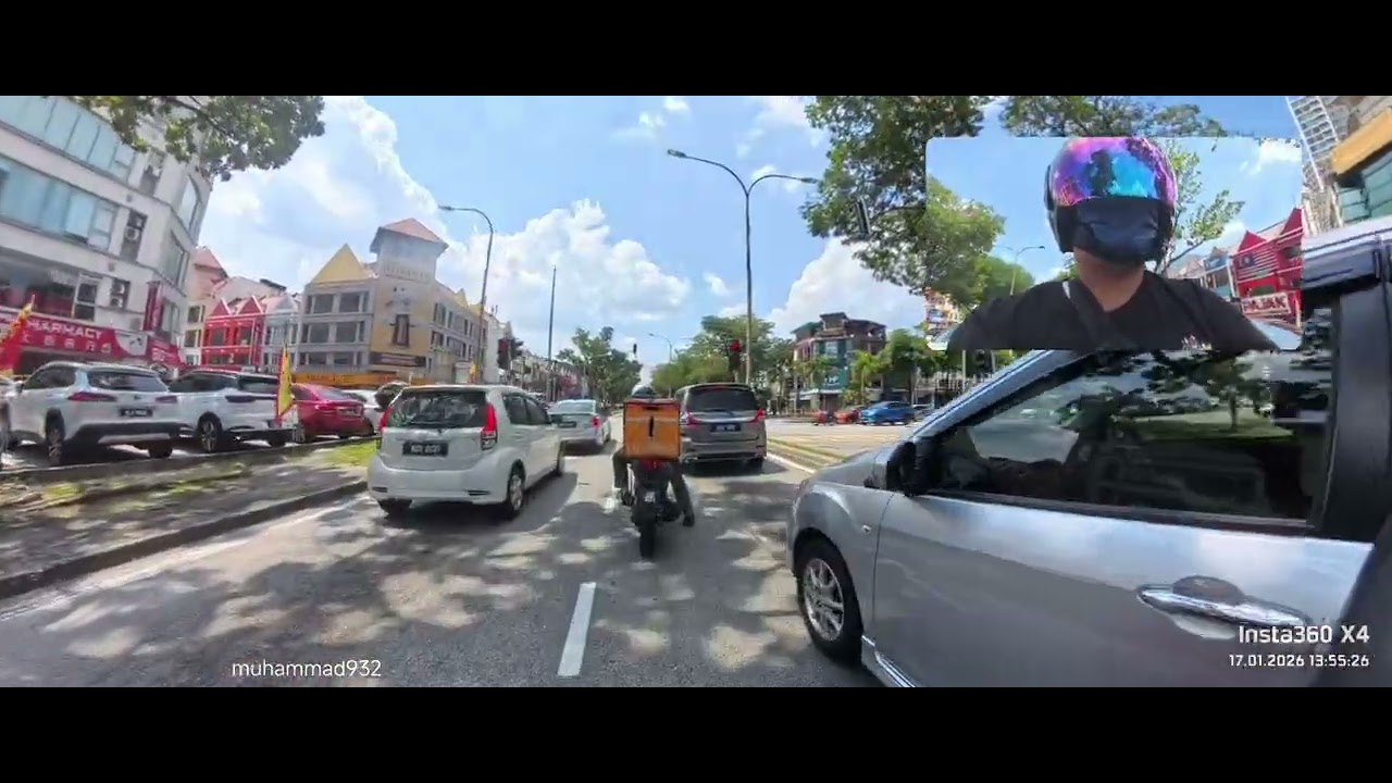 Insta360 X4 | Honda Vario 160 | 17/01/2026 #2 | Ke Mentari Court