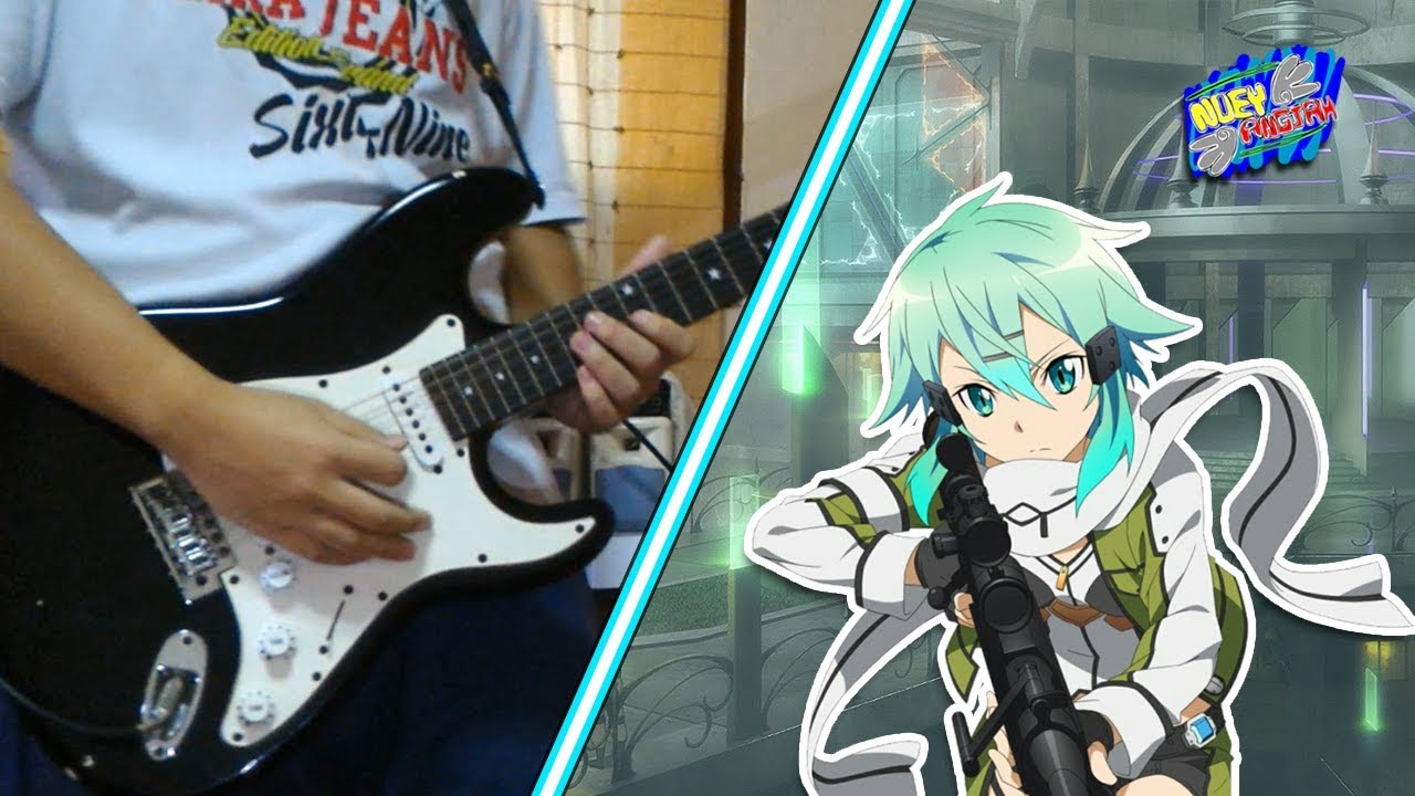 【Sword Online ll OP】Courage - Tomustsu Haruka [Guitar cover By Nuey angja]