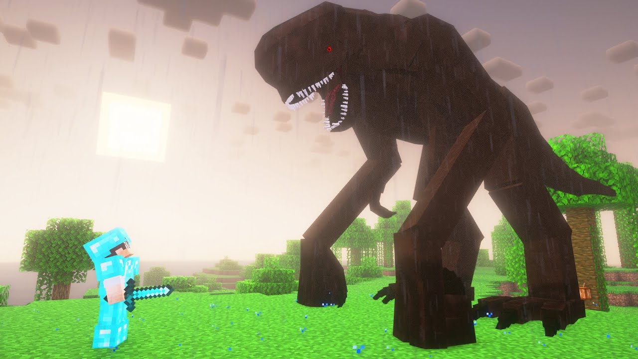 Я заспаунил Distortus Rex в Minecraft Hardcore